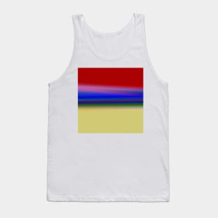 RED YELLOW BLUE TEXTURE ART Tank Top